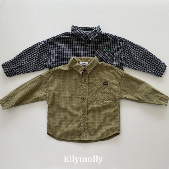 【予約】ELLY MOLLY Maison check shirt