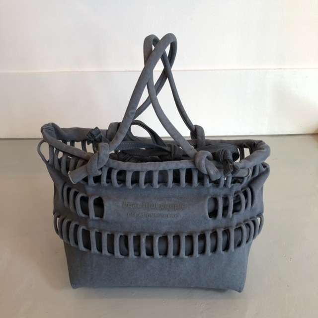 beautiful people-konbu knit shopping busket bag(s)