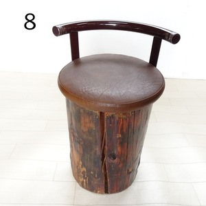 乱歩° 丸太の椅子(ロータイプ)8