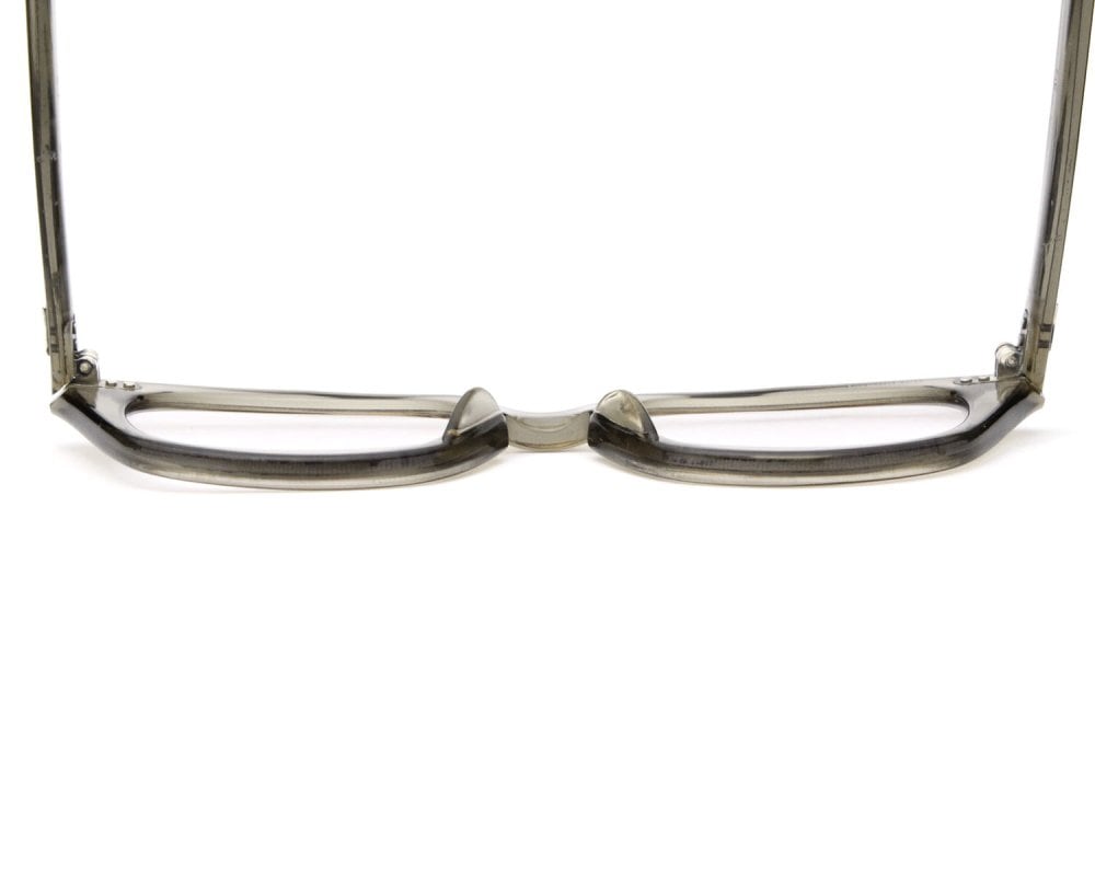 BAUSCH & LOMB Vintage Glasses [1960s-] Safety Cross Hinge Clear 46