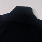 Karl Helmut カールヘルム アーガイル ラムウール タートルネック セーター ブラック