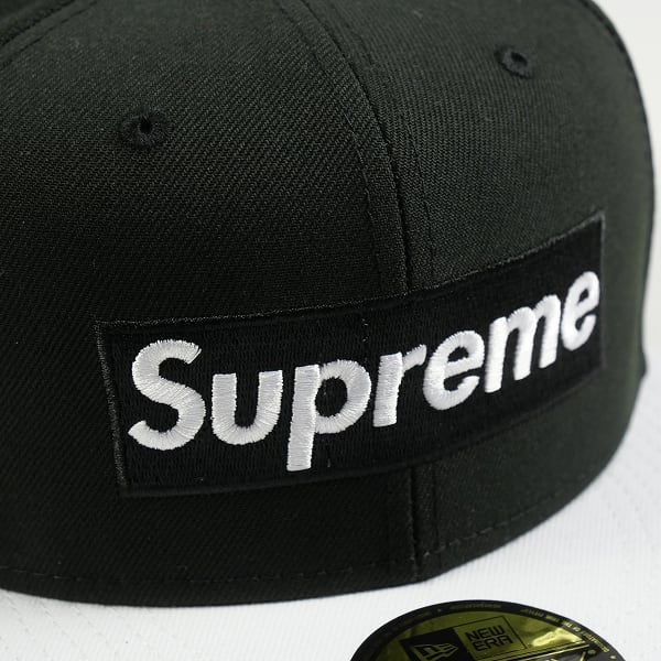 supreme 2tone Box Logo New Era 黒白