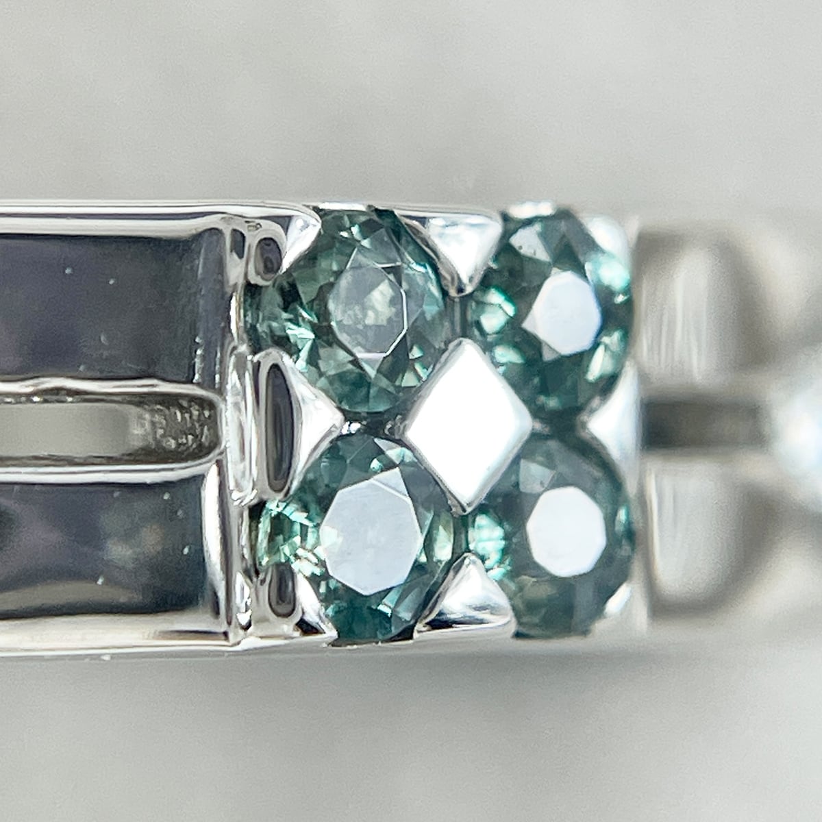Pt950 天然アレキサンドライト 0.04ct ダイヤ 0.08ct リング | JEWELRY 