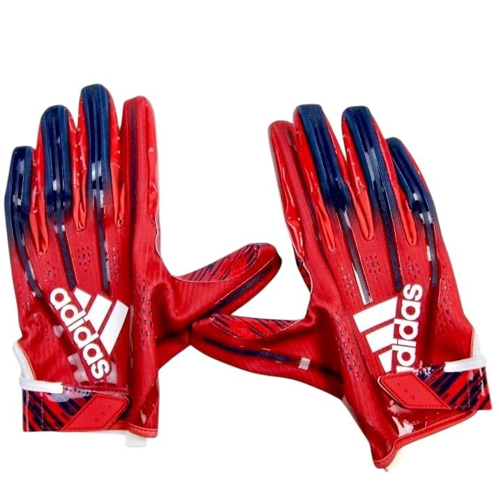 【XL】ADIZERO 5 STAR 7 NFL PRO レッド アメフト グローブ