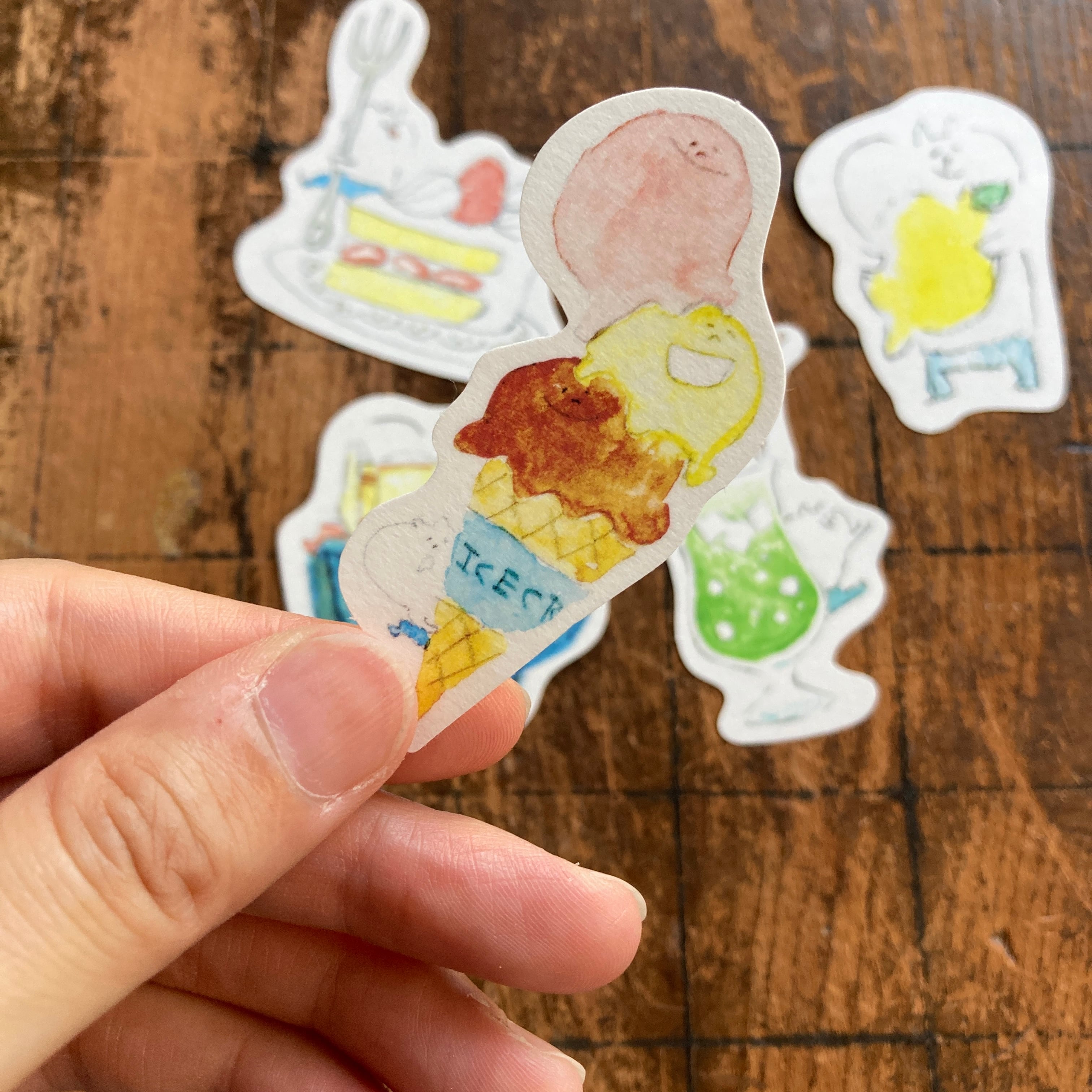 spicaの庭・muuちゃんのフレークシール FA FB FC | Spicaの庭