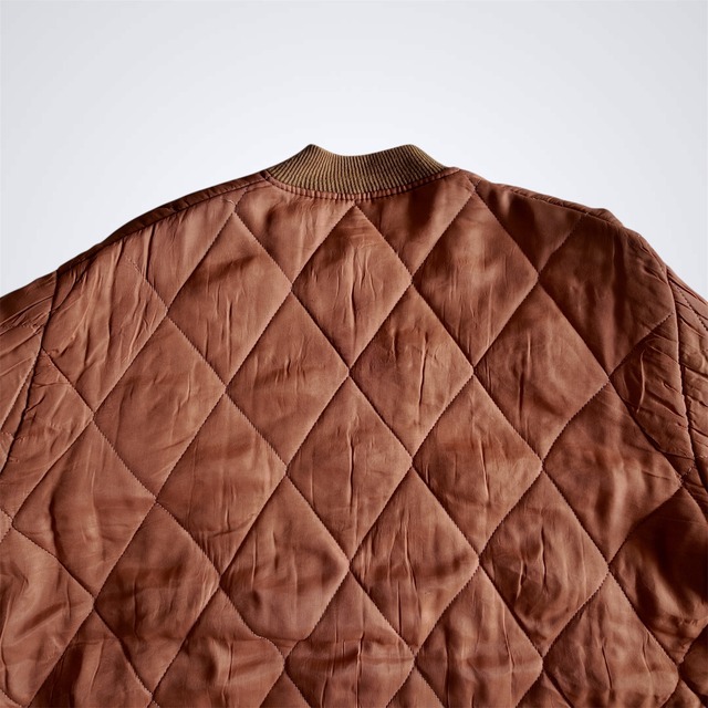 1960s SALMON PINK QUILTING JACKET