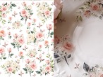 【ガラス用】　水彩　ピンクローズ転写紙　A4サイズ（ポーセラーツ転写紙　薔薇）