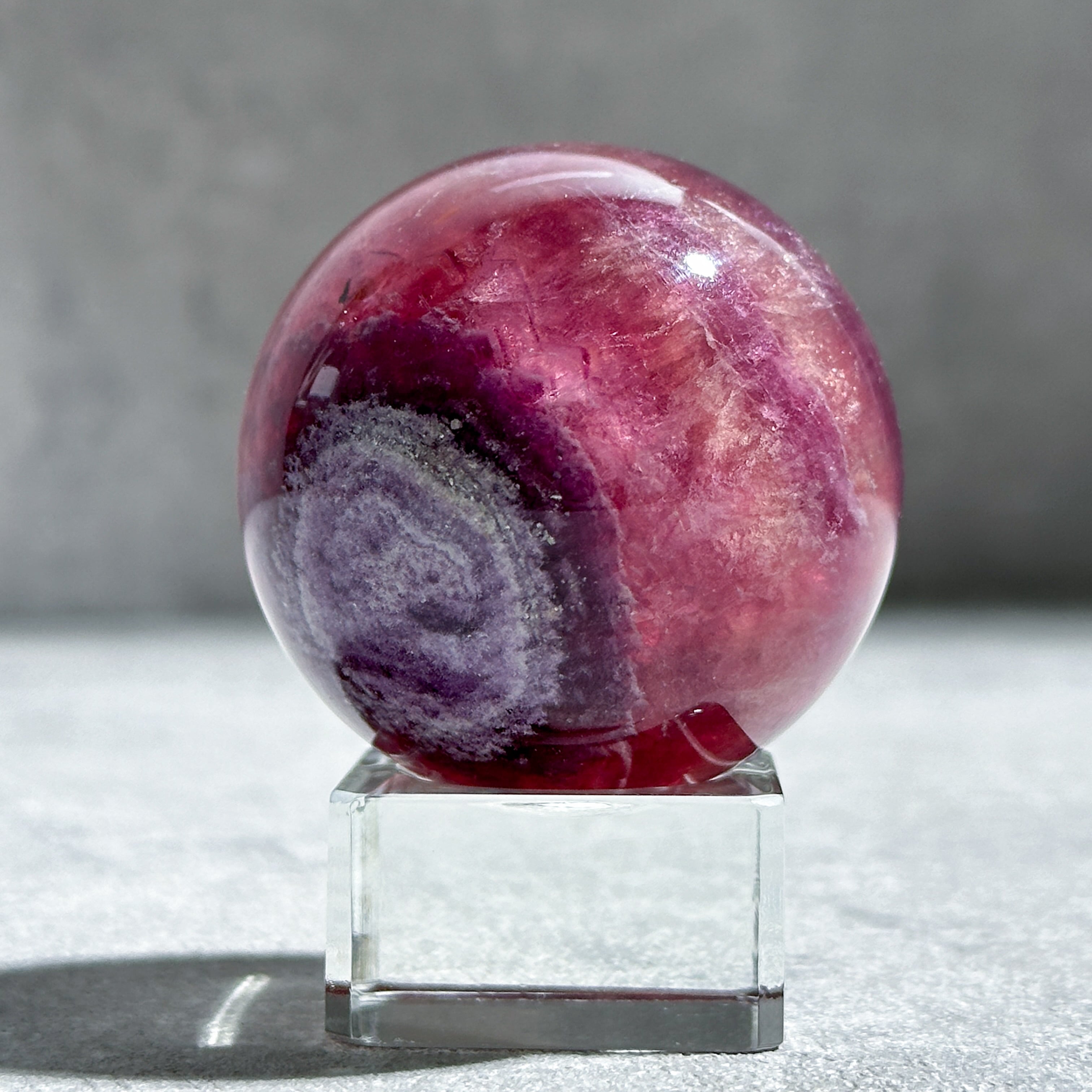 レインボーフローライト スフィア（丸玉）85◇ Rainbow Fluorite