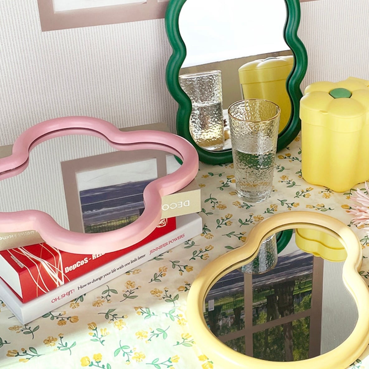 candy wave mirror 3types / キャンディー ウェーブ ミラー Y2K candy wave mirror 3types / キャンディー ウェーブ ミラー Y2K