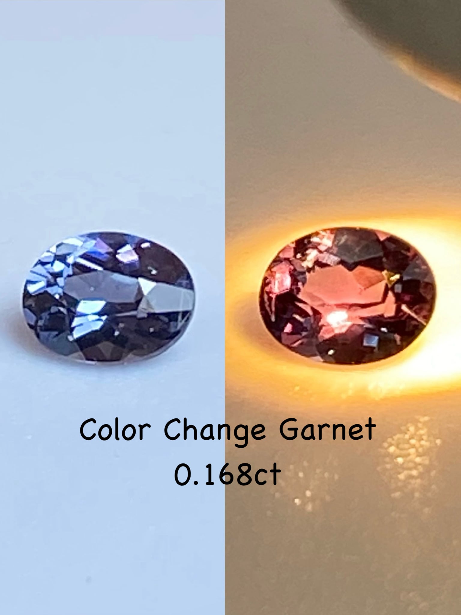 カラーチェンジガーネット 0.168ct ルース | シークレットベース