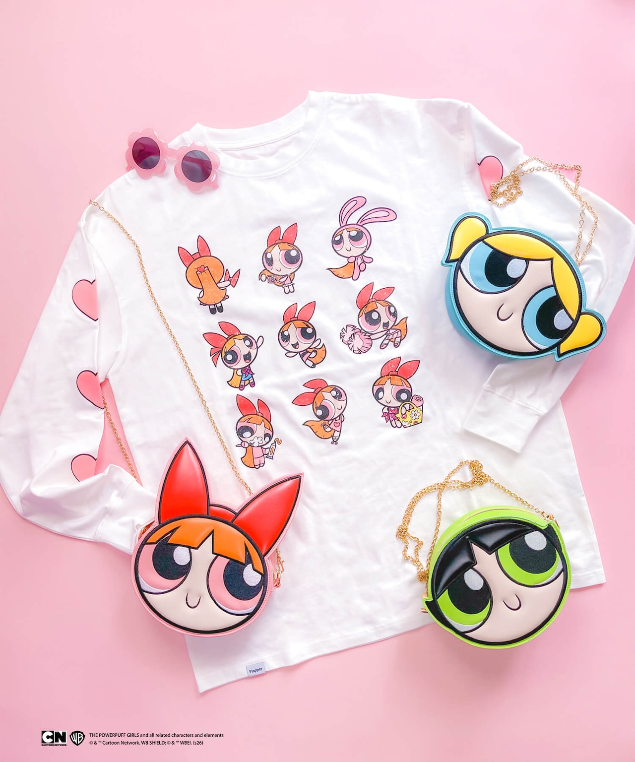 F261046_The Powerpuff Girls×Flapper ダイカットショルダー - 11