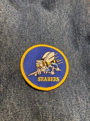 ミリタリー ワッペン US NAVY SEABEES PM1224