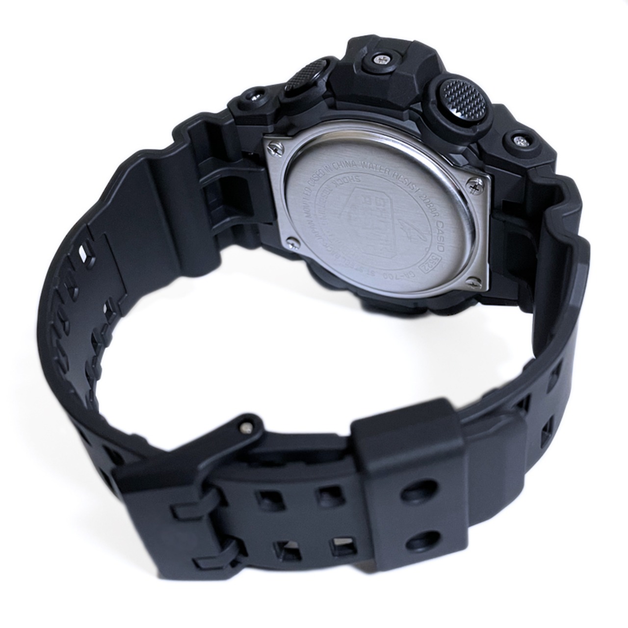 CASIO カシオ G-SHOCK G-ショック アナデジ ダイナミックなスタイリング GA-700-1B ブラック 腕時計 メンズ