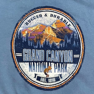 【GILDAN】グランドキャニオン ロゴ プリント スウェット トレーナー GRAND CANYON NATIONAL PARK M US古着