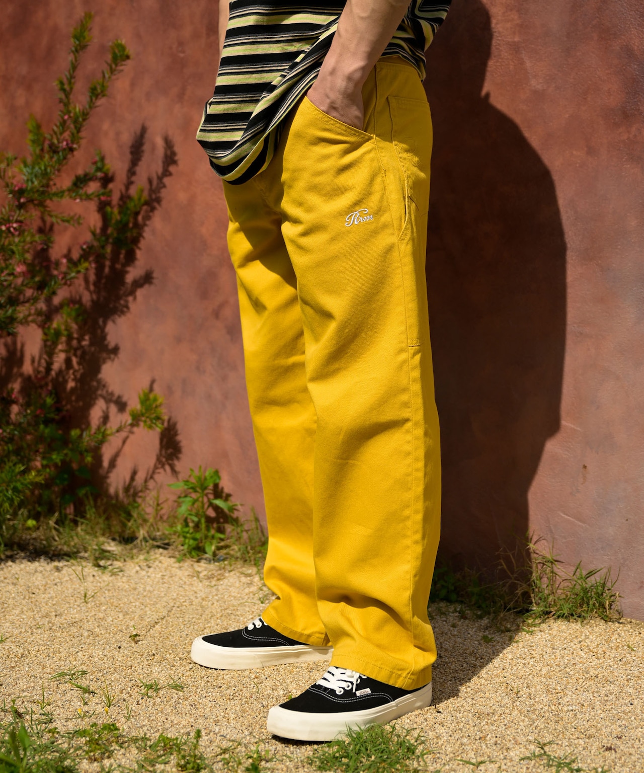 【#Re:room】COLOR CHINO PAINTER WIDE PANTS［REP217］