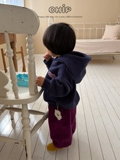 チップ / CHIP / 刺繍フードトレーナー / 韓国子供服 / キッズ / 26winter *1~5*