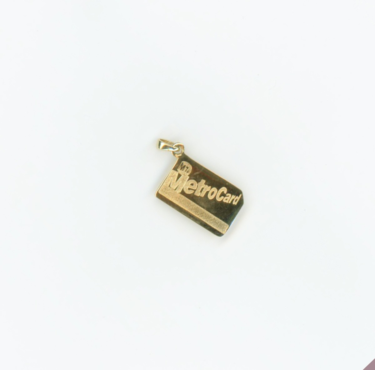 14K-1-7】14K NY metro card charm | Mr.Saturday