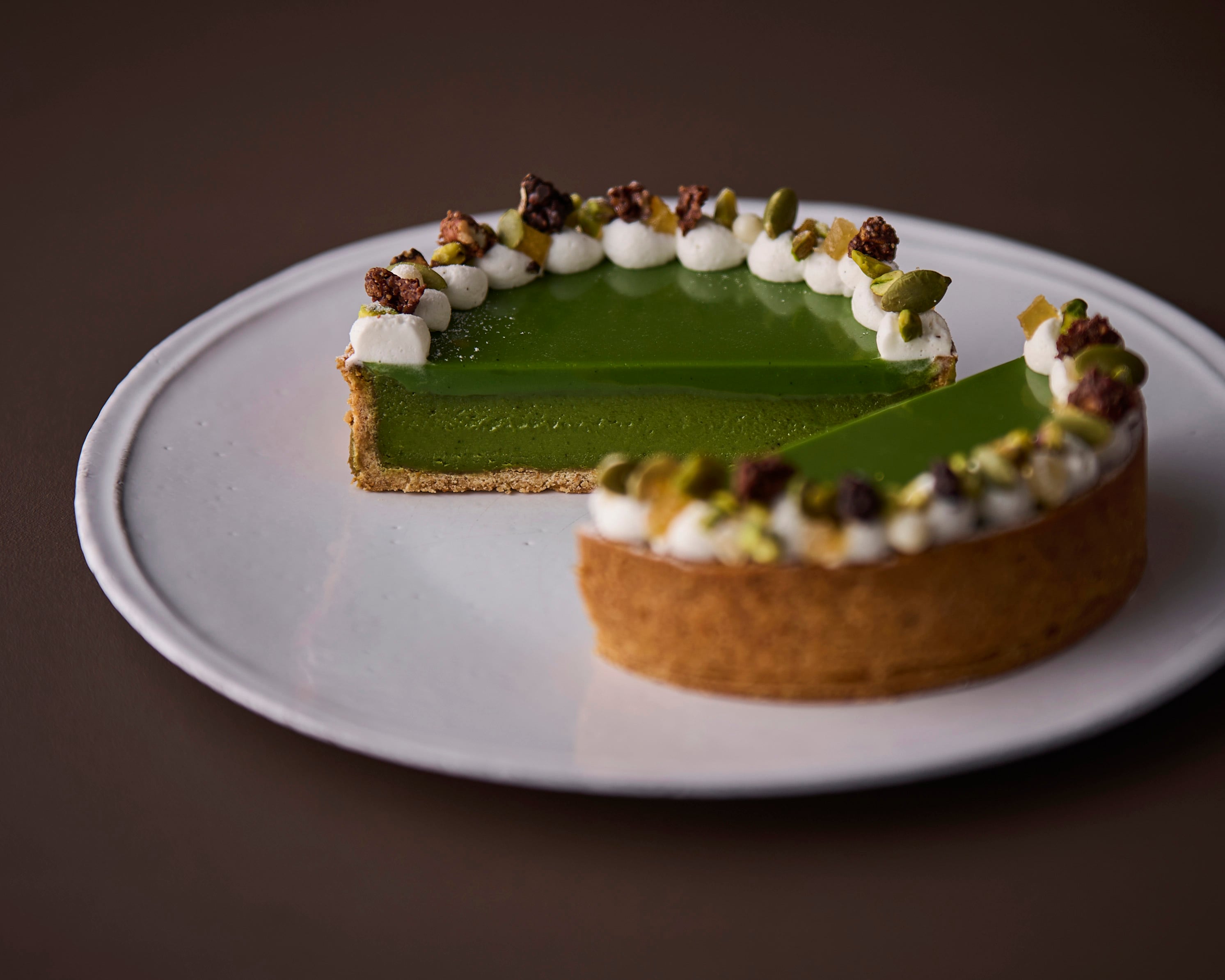 抹茶カモミールタルト | PÂTISSERIE ASAKO IWAYANAGI