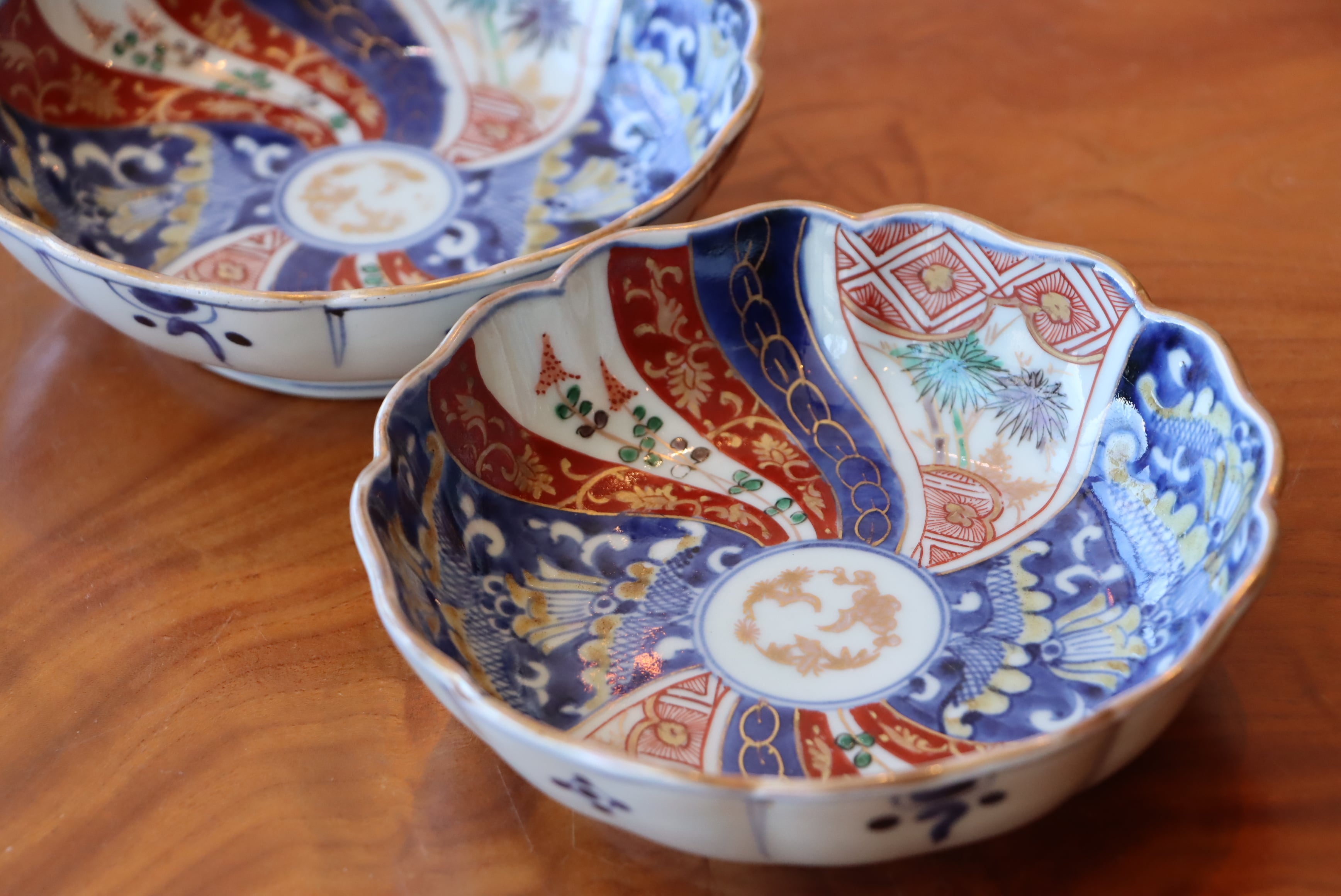 108  伊万里　色絵　膾皿　5客　5寸皿 伊万里色絵膾皿 – アンティークショップ 〈M's IT BE〉