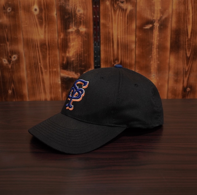 old stussy キャップ L/XL /メッツ オールド ステューシー 帽子 黒 90s00s