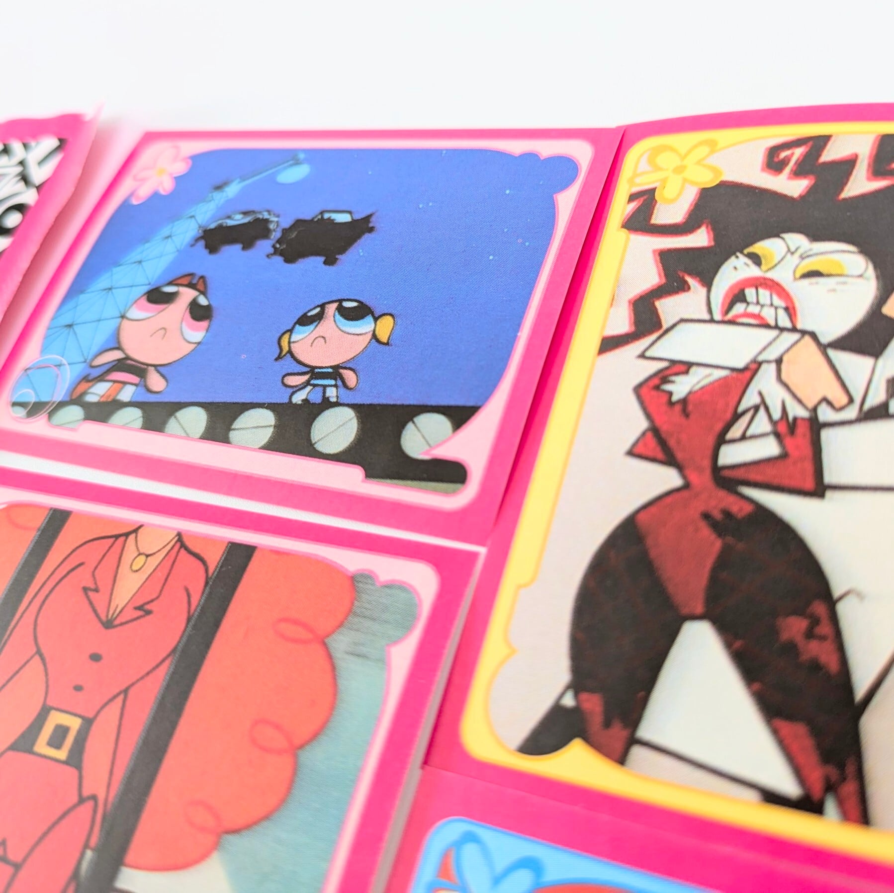 ☆送料無料！☆2000年製 パニーニ【 パワーパフガールズ（ The Powerpuff Girls ）】STICKER  カートゥーンネットワーク CARTOON NETWORK / VINTAGEステッカー単品 （1パック=6STICKER入）〚アメリカン雑貨 アメトイ〛