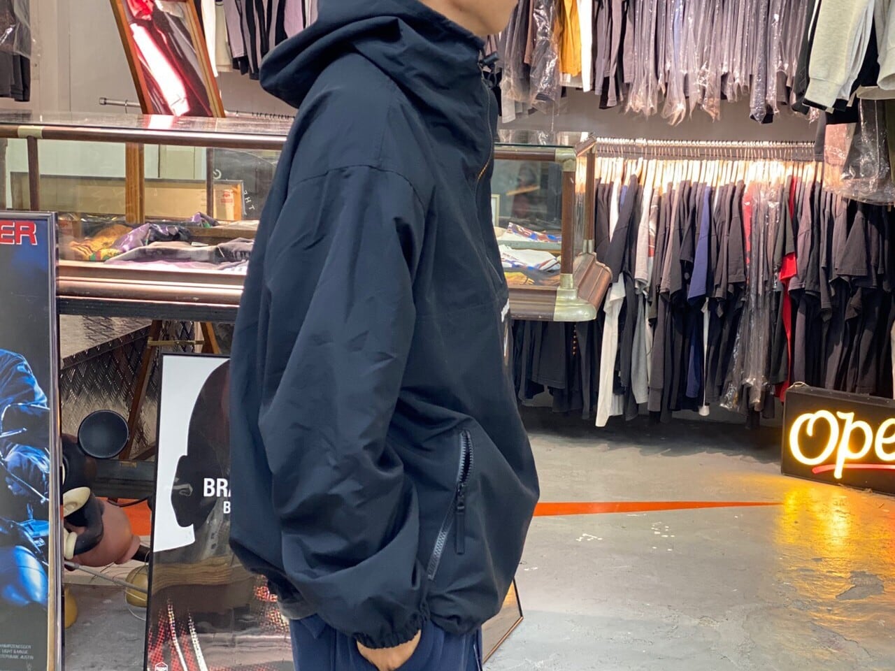 Supreme x NIKE 20AW Jewel Reversible Ripstop Anorak BLACK LARGE 