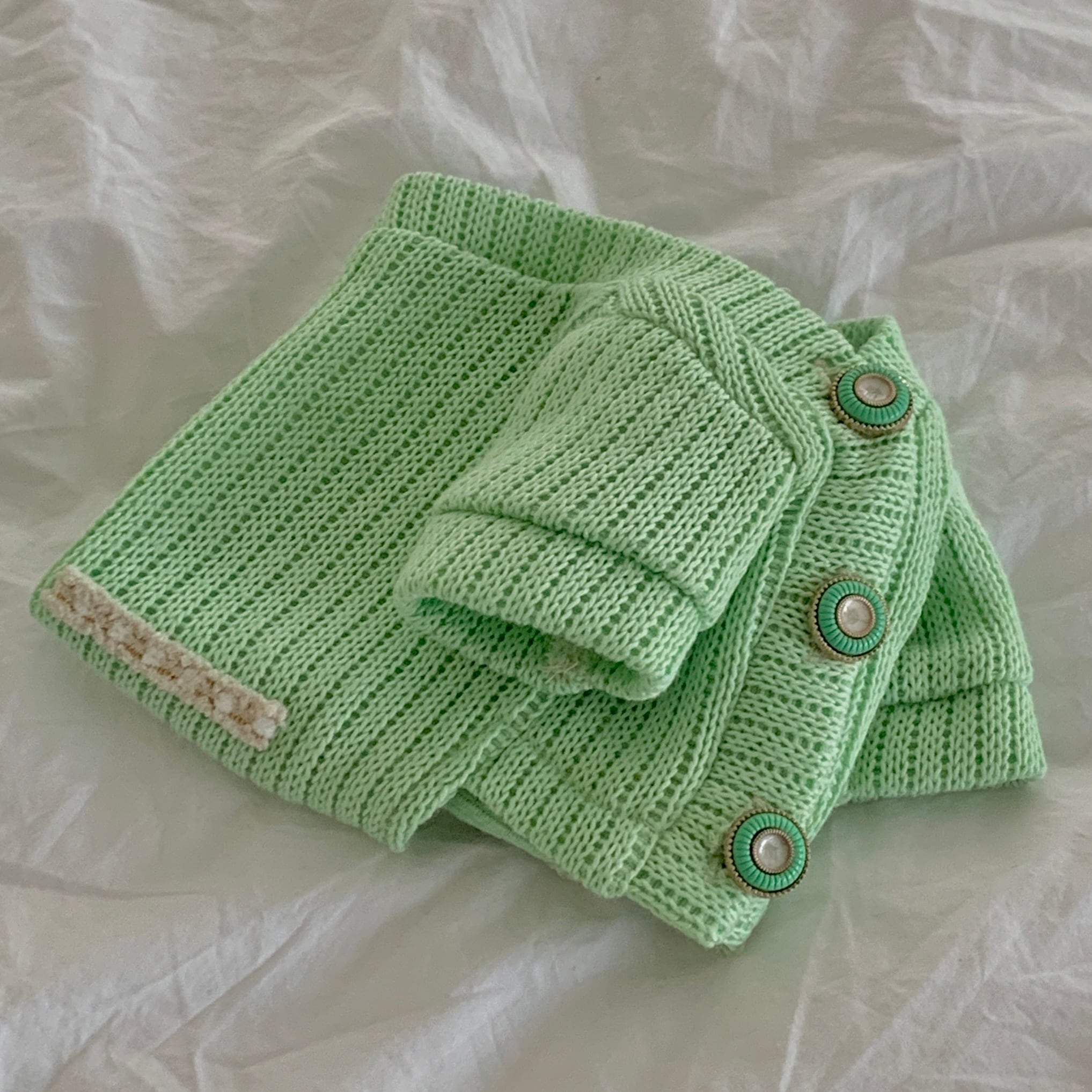 【seenii】SoftSoap cardigan (melon)