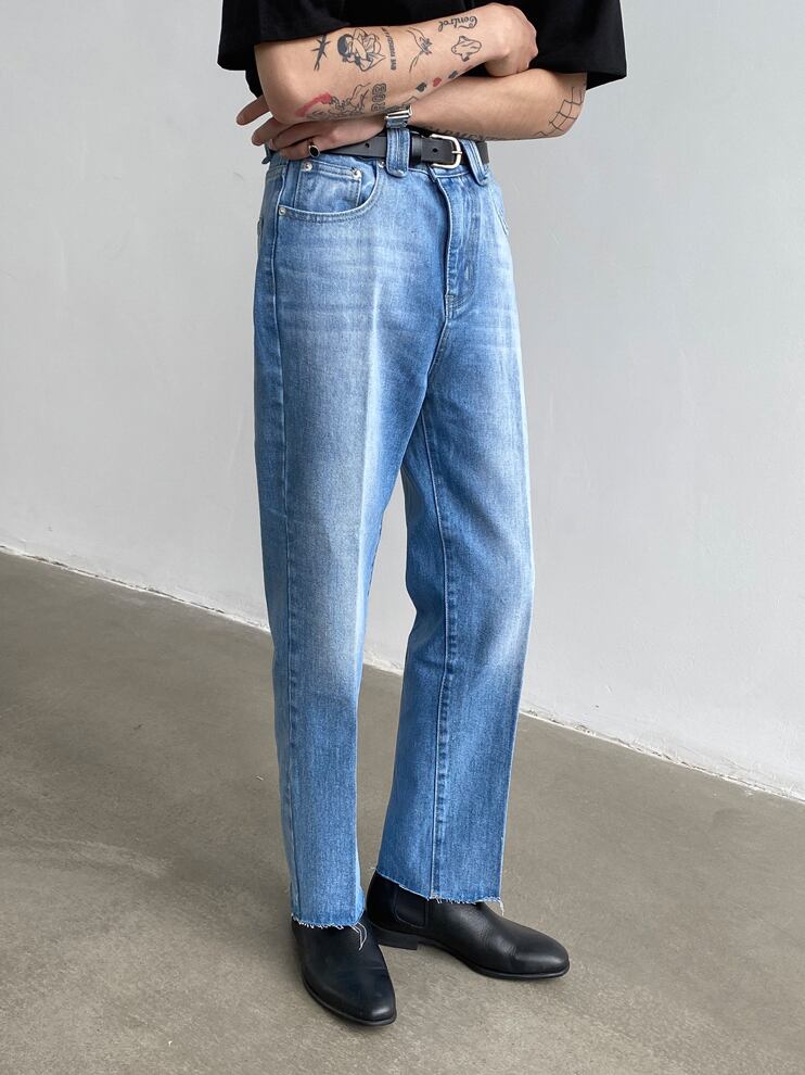 カットオフデニムパンツ Ce Celestial 韓国メンズファッション通販