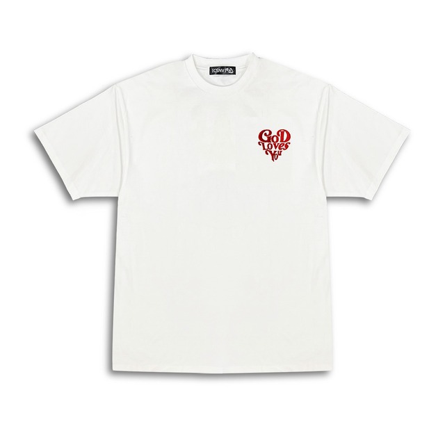 GOD LOVES YOU Heavy Oz Tee