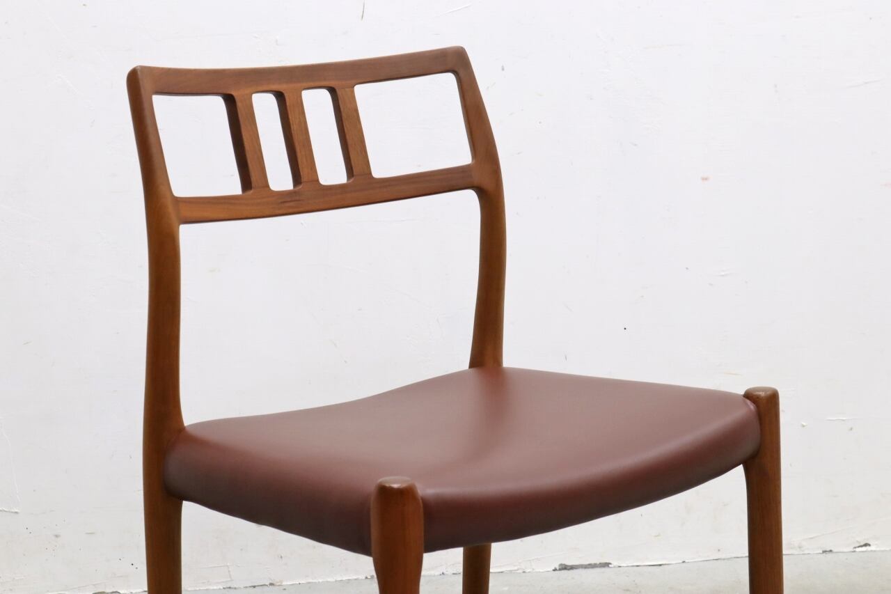 北欧 デンマーク J.L. Moller No.79 ウォールナット 本革 ダイニング 