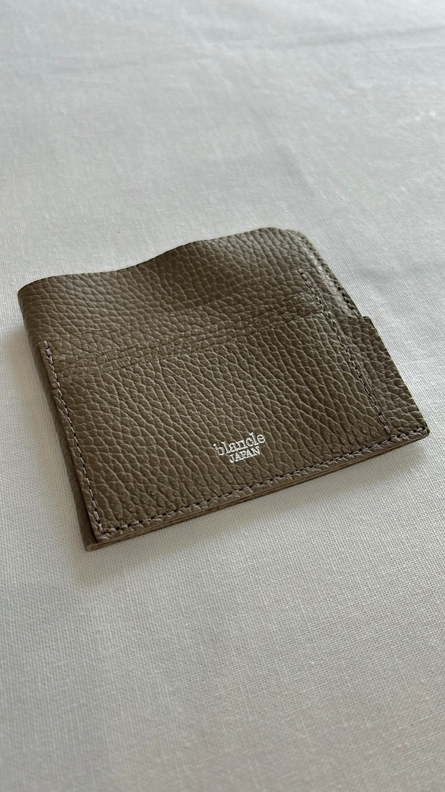 【blancle】S.LEATHER SMART WALLET / TAUPE