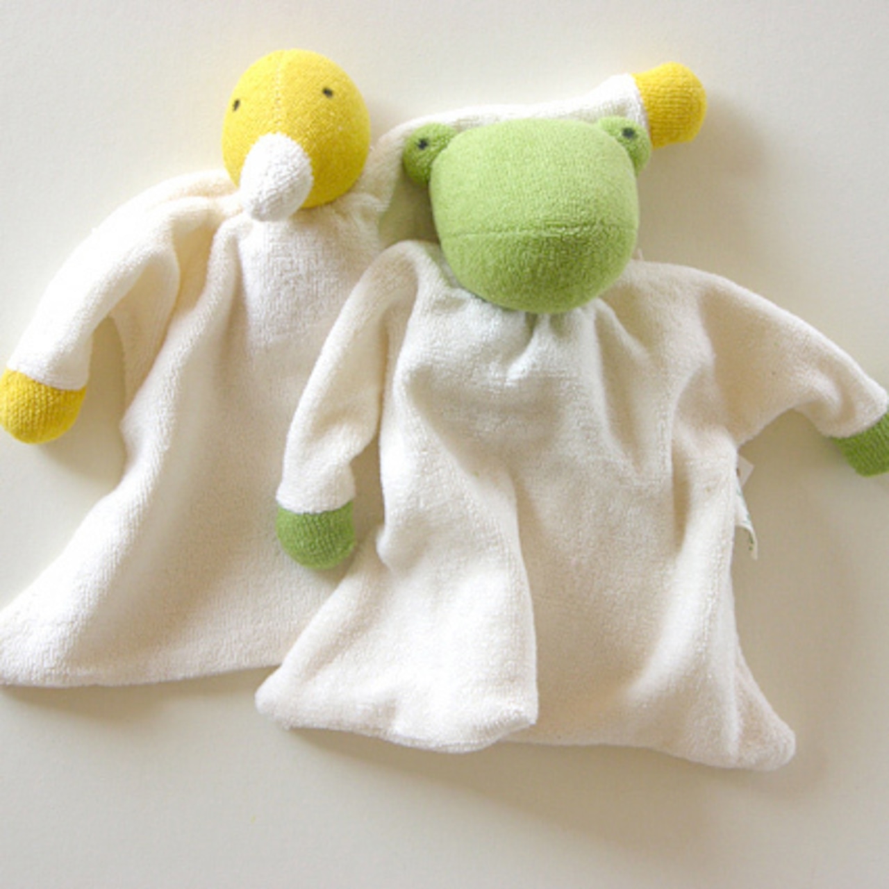 オーガニックコットン　ほおずり人形　タオル