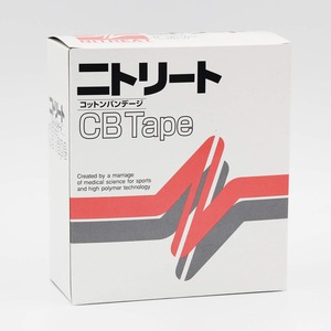 【新着特価】ニトリート(NITREAT) スポーツテープ CBテープ コットンホワイトテープ ホワイト 長さ12m CB