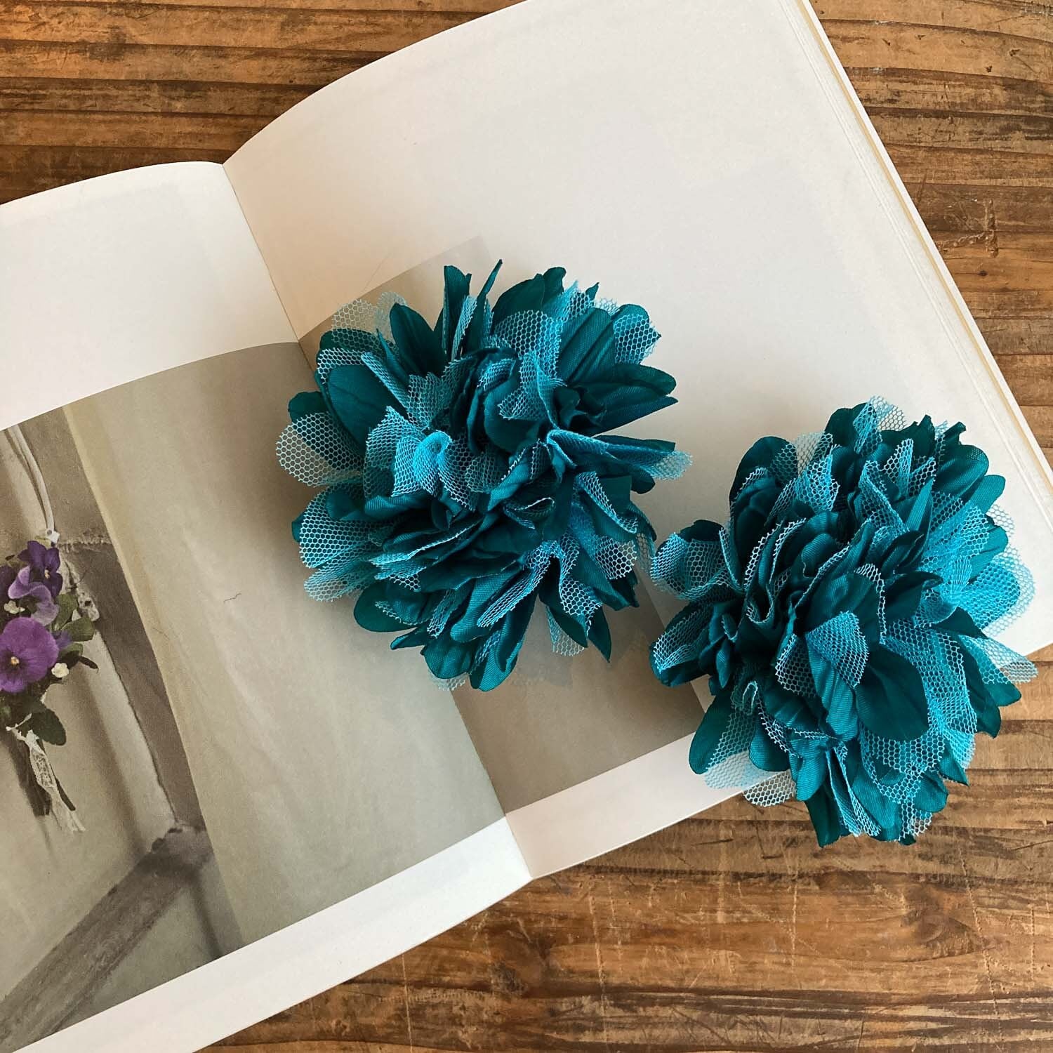 チュールミックス布花 | Dua-アクセサリーパーツショップ