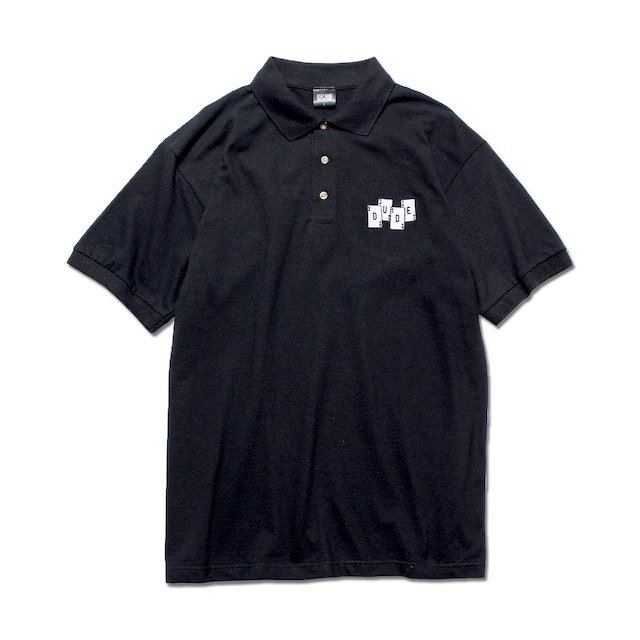 【STAY DUDE COLLECTIVE】Trump Logo Polo Shirt 21SS (BLACK)