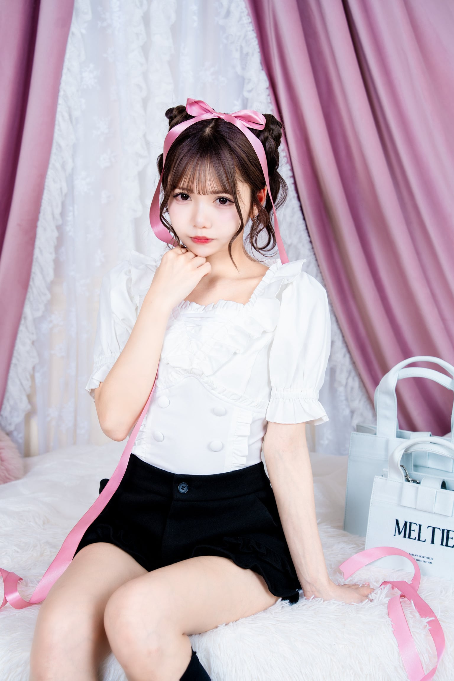 Bebe frill blouse