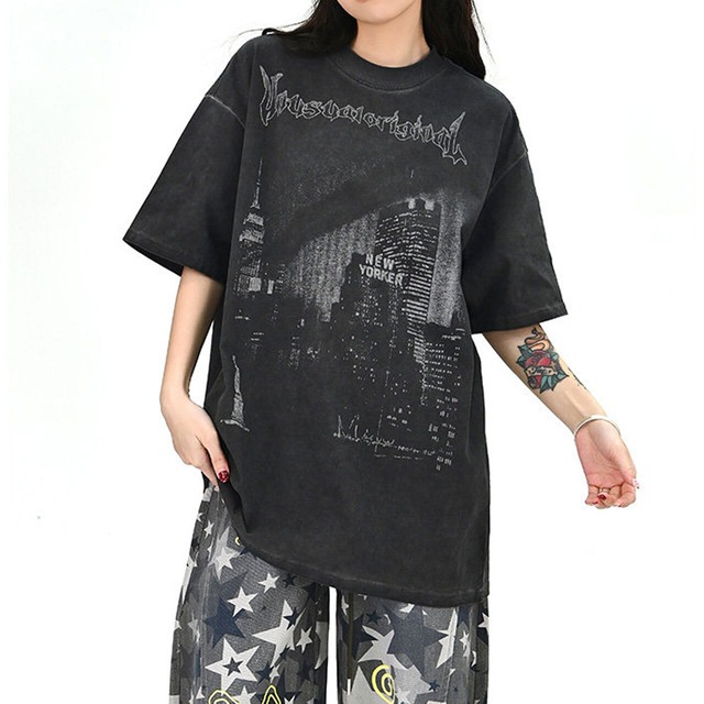 シティグラフィックオーバーTシャツ
 2col   R01716