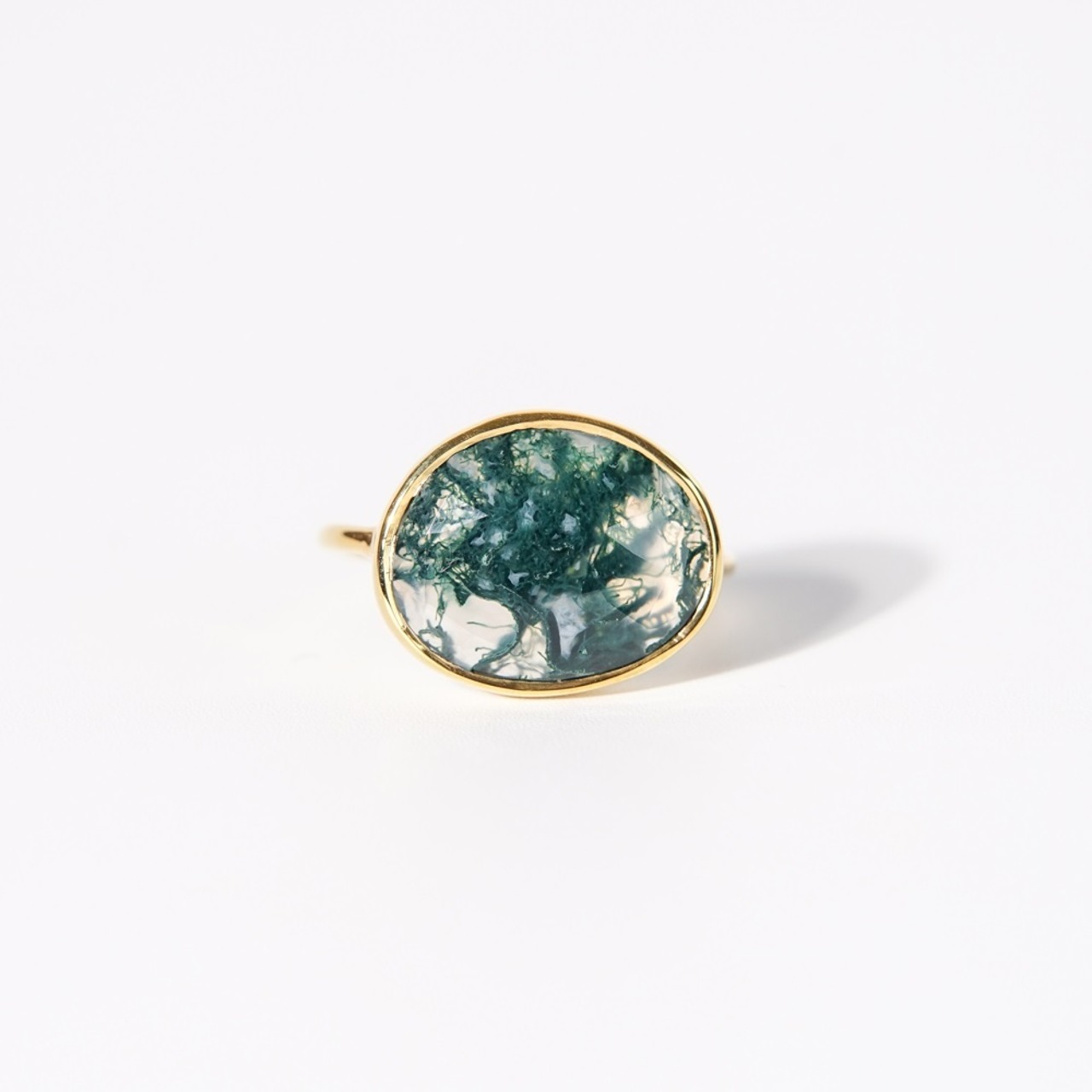 【14号】モスアゲート リング