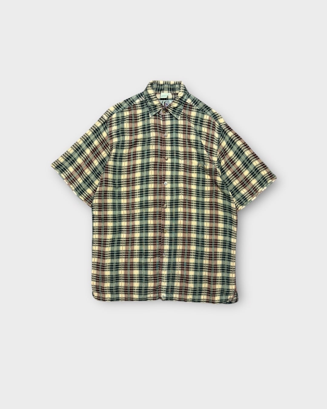 【Used】“THE TERRITORY AHEAD” Rayon Plaid S/S Shirt