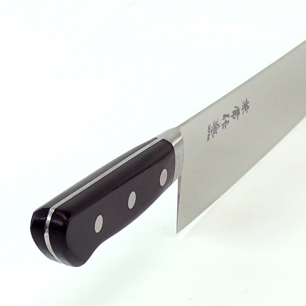 KC-175 関兼常作 AUS-10 モリブデン鋼 口金付黒合板柄 牛刀 新品