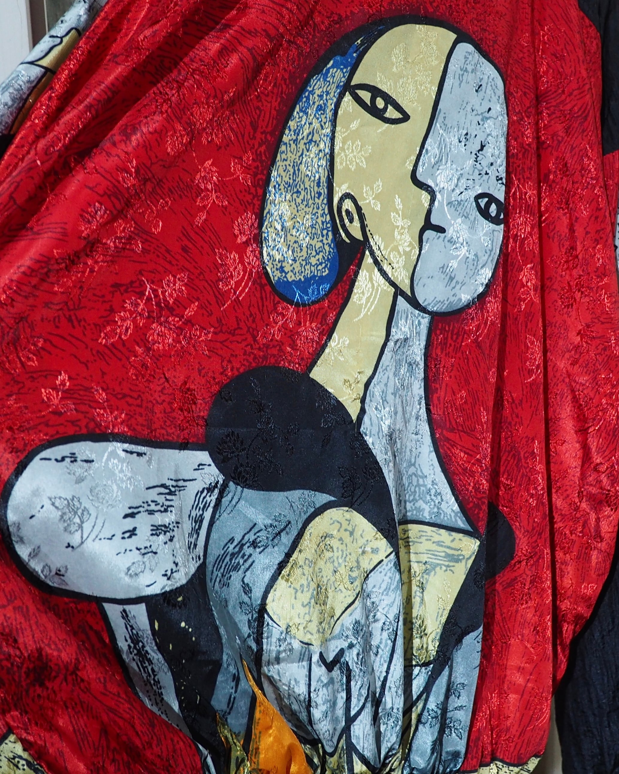 " Pablo Picasso " Cubism Art Pattern Design Vintage Loose Blouson