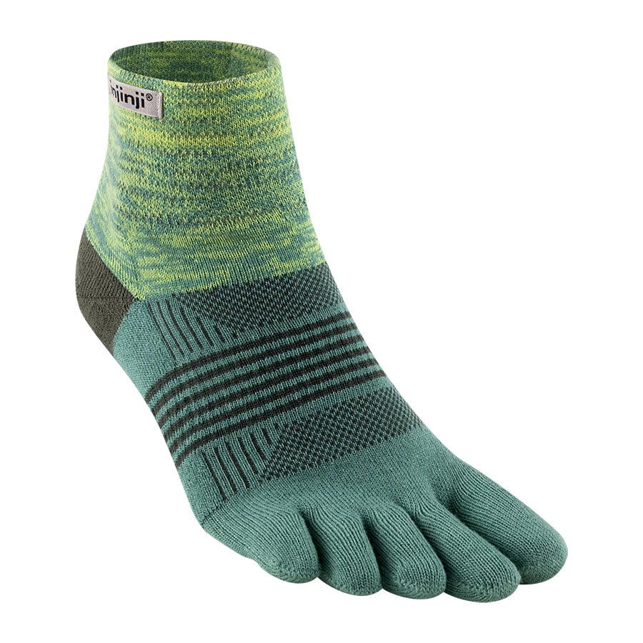 injinji(インジンジ)ウィメンズ トレイルミッドウェイトミニクルー -スプラウト(SRT) 5本指ソックス
