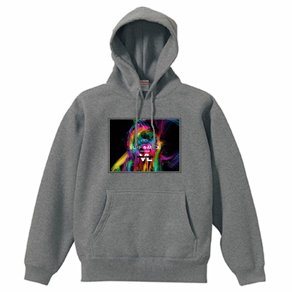 （裏起毛）United Athle 10.0oz T/Cスウェットプルオーバーパーカー（両面印刷）