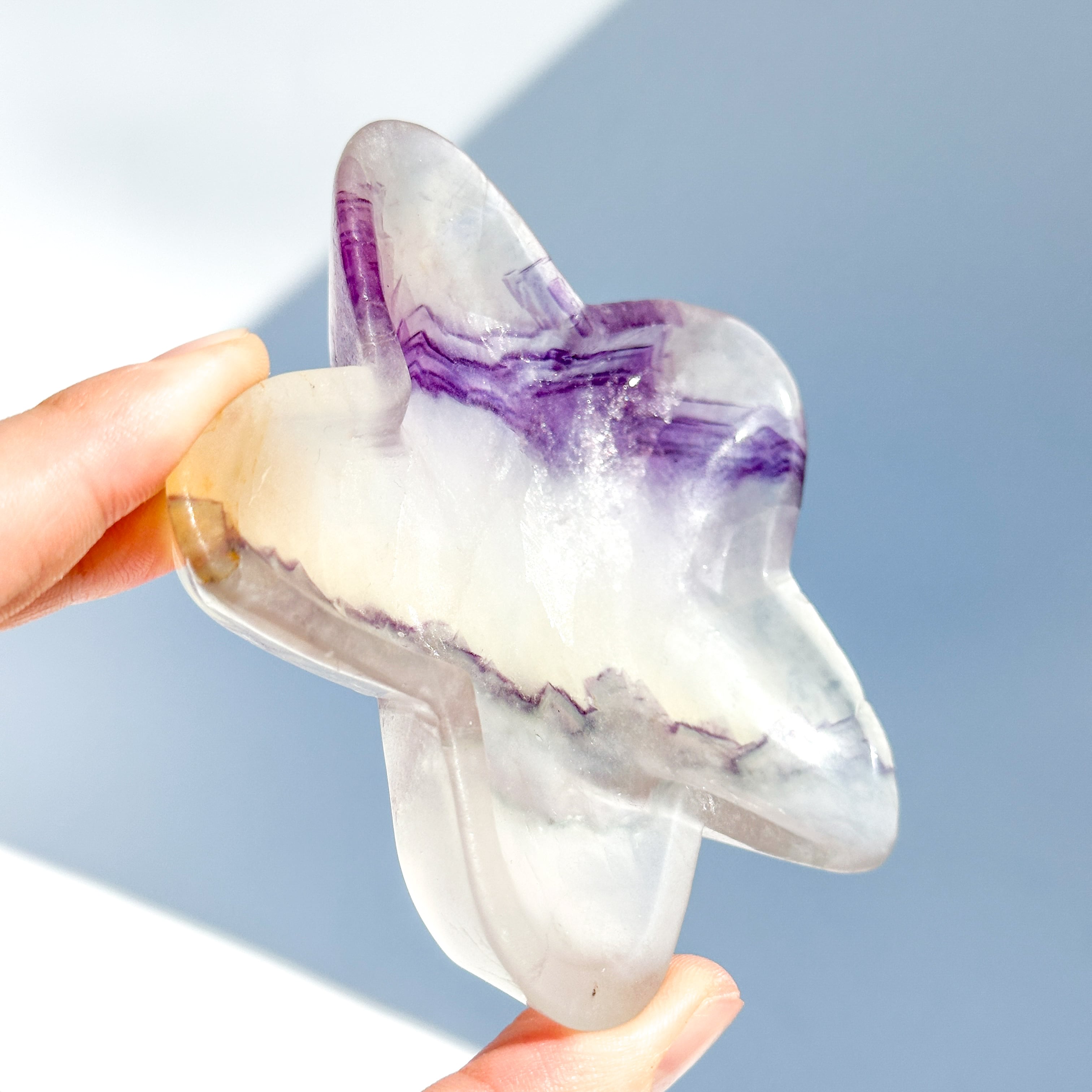 レインボーフローライト星型のうつわ01◇ RainbowFluorite ◇天然石