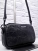 美品◆SAINT LAURENT PARIS サンローラン クロコ型押 レザー クロスボディ ミニ ショルダー バッグ ポシェット 黒◆ エディ期の希少モデル