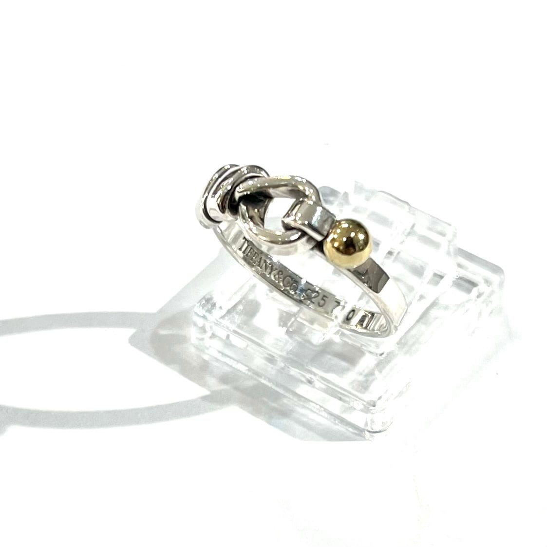 TIFFANY&CO】【12号】2995 ティファニー結ツイスト フラットワイヤー