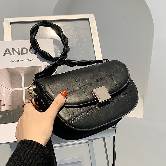 オータムウィンターショルダーバッグ 秋物 冬物 サドルバッグ シートバッグ 手作りハンドバック85241326410