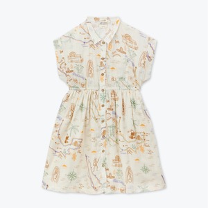 ＜ARSÈNE ET LES PIPELETTES＞Kids メキシコ シャツ ワンピース Mexico Shirt Dress