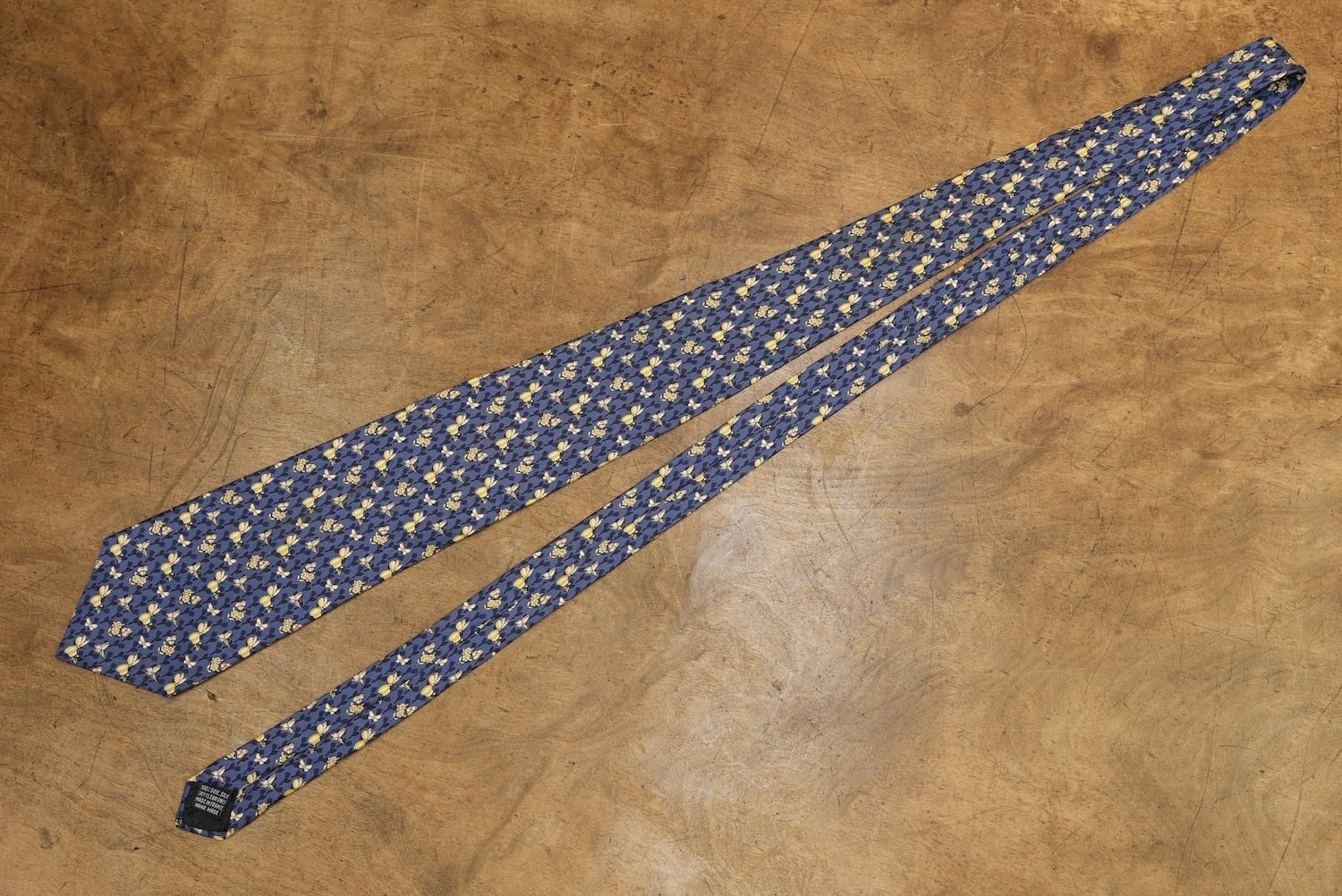 3609 LANCEL MADE IN FRANCE ランセル シルク ネクタイ 中古 メンズ