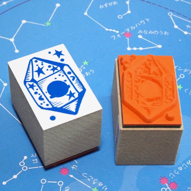 スタンプ - 結晶宇宙　土星 - 金星灯百貨店
